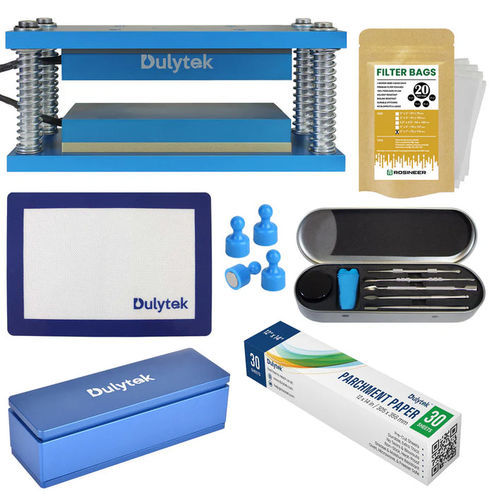 Dulytek Retrofit Rosin Heat Caged Plate Kit, 4 X 9 Inches, Starter Kit - For 20 - 40 Ton Shop Presses