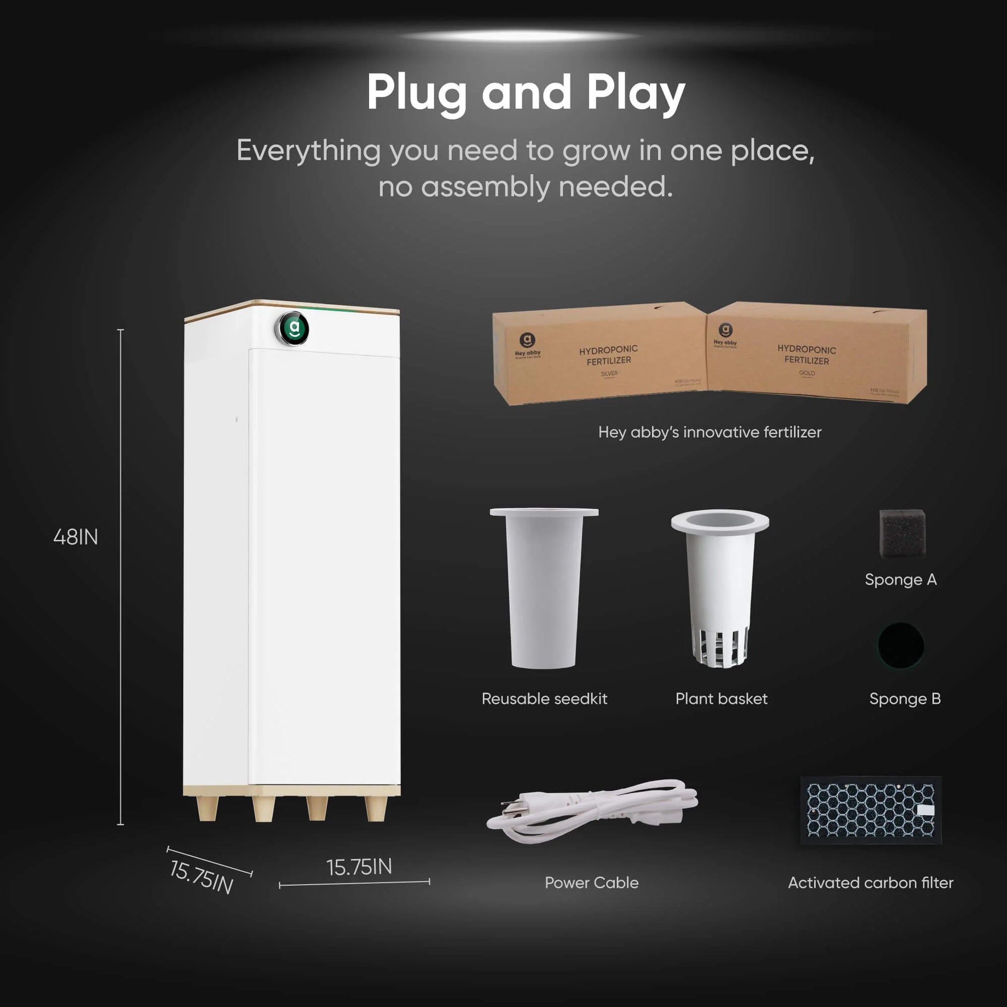 Hey abby Automated Grow Box 420 PRO Edition | High-Yield Indoor