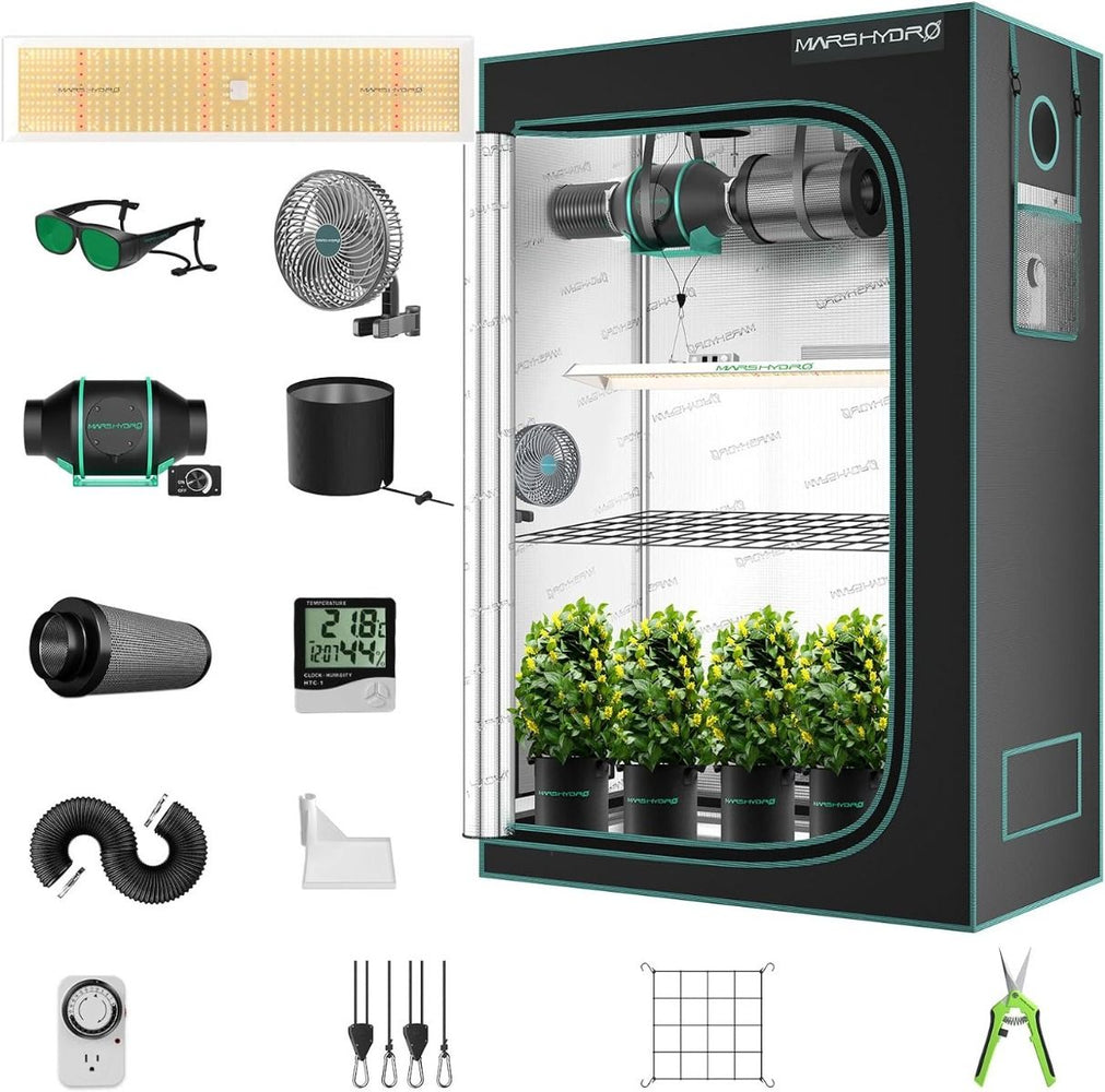 Mars Hydro 2' x 4' Grow Tent Kit with TSL 2000 LED Grow Light