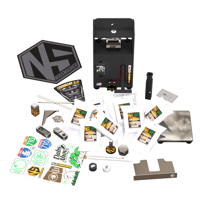 NugSmasher Mini 2 Ton Rosin Press All-in-One Starter Kit