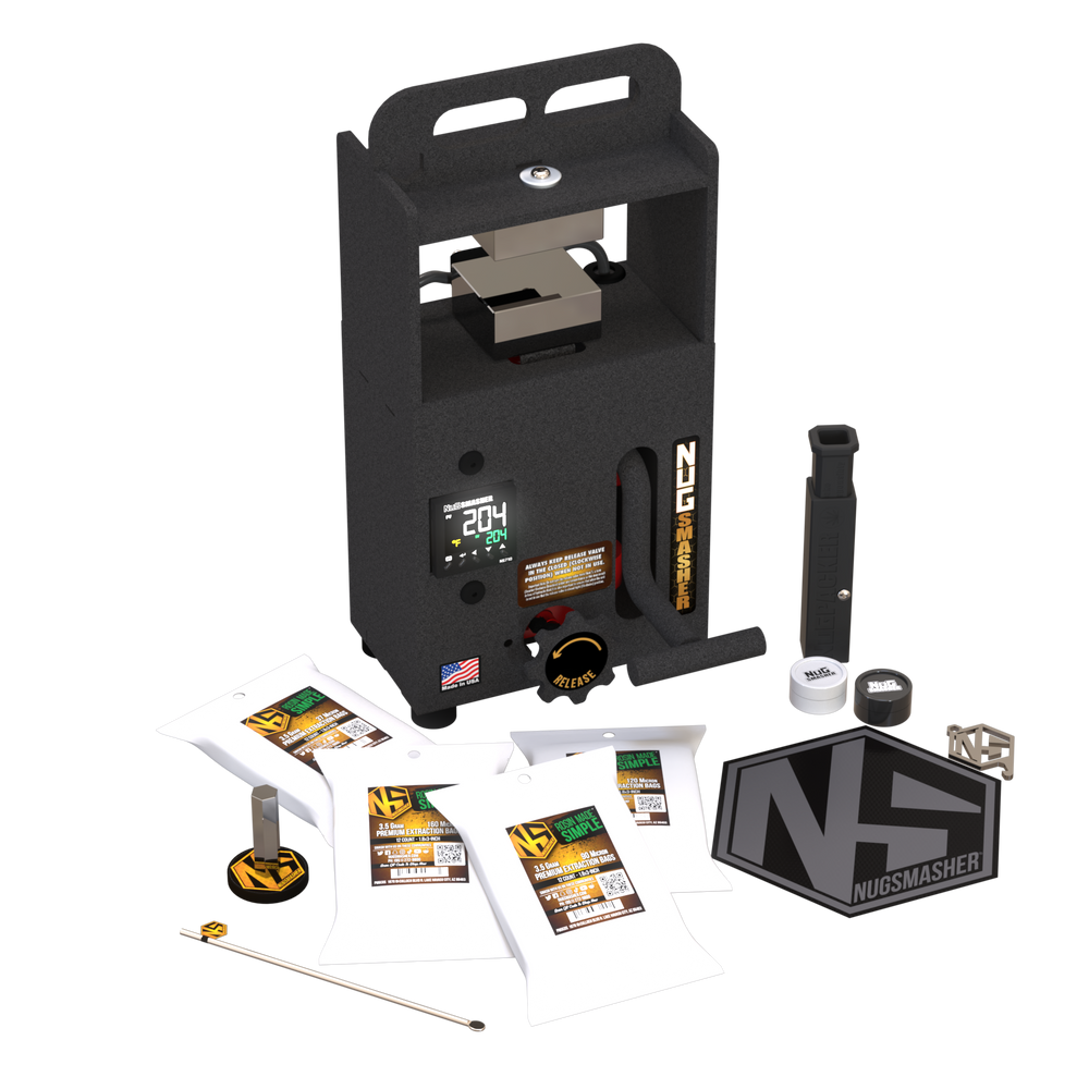 NugSmasher Mini 2 Ton Rosin Press Starter Kit
