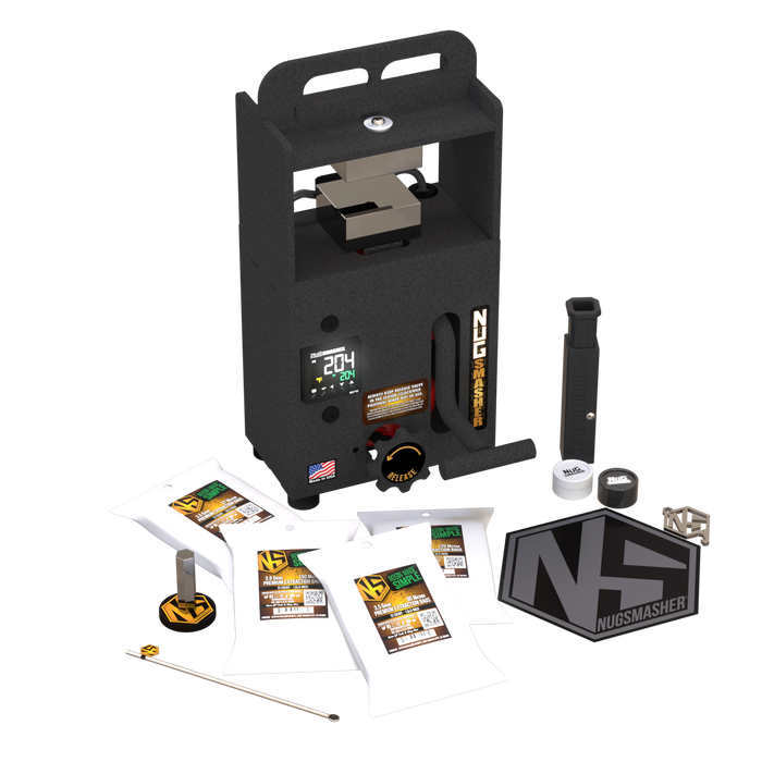 NugSmasher Mini 2 Ton Rosin Press Starter Kit