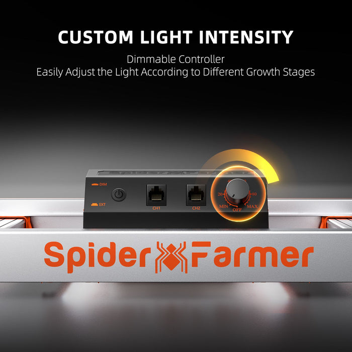 Spider Farmer G4500 430W LED Grow Light Full Spectrum Dimmable