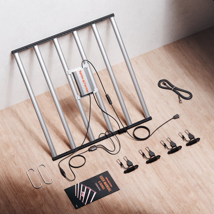 Spider Farmer G8600 Dimmable Full Spectrum High Yield Commercial LED Grow Light for 4x4/5x5 Grow Tents 2024 Edition