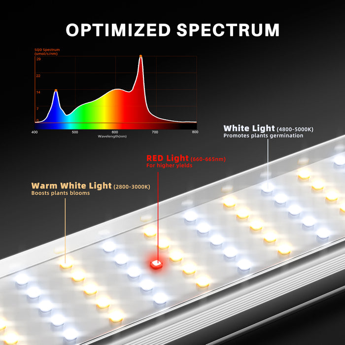 Spider Farmer SE1000W 1000W Dimmable Full Spectrum LED Grow Light for 5x5 Grow Tents 2024 Edition