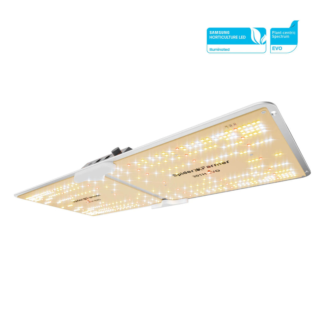 Spider Farmer SF2000 200W LED Grow Light | Samsung 301 H EVO | 4x4