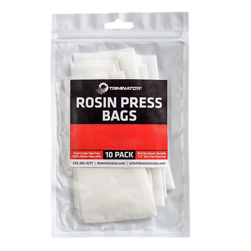 Triminator 5.2" x 2.5" Nylon Rosin Press Bags Pack of 10 Rightbud