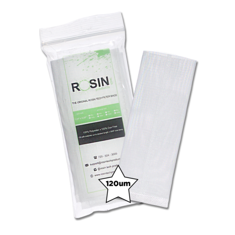 RosinTech 1.25" x 3.25" Rosin Filter Bags - All Micron Sizes (500 pack)