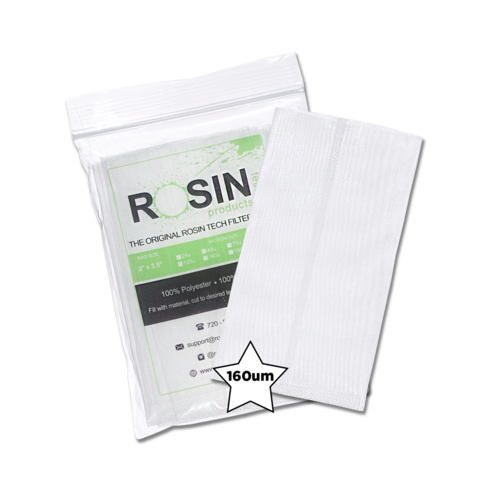 RosinTech 2" x 3.5" Rosin Filter Bags - All Micron Sizes (100 pack)
