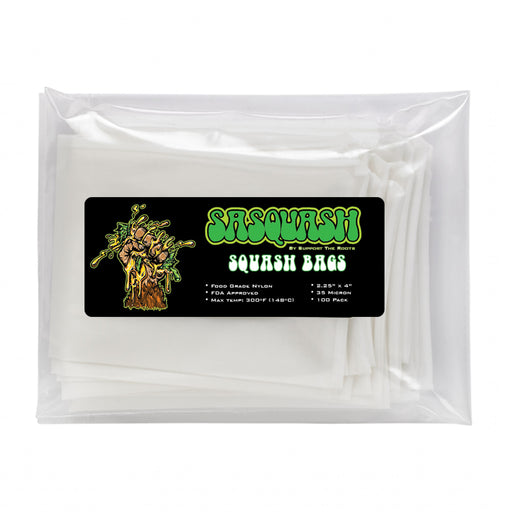 Sasquash 2.25" X 4" Premium Extraction Rosin Bags - Pack of 100 (35u)