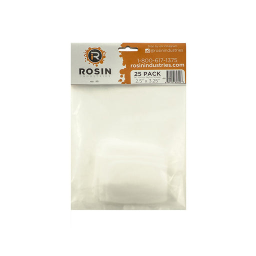Rosin Industries 2.5" x 3.25" 90 Micron Extraction Bags (25 Pack)