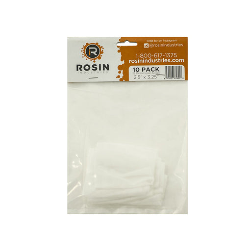 Rosin Industries 2.5" x 3.25" 25 Micron Extraction Bags (10 Pack)