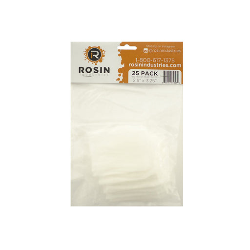 Rosin Industries 2.5" x 3.25" 160 Micron Extraction Bags (25 Pack)