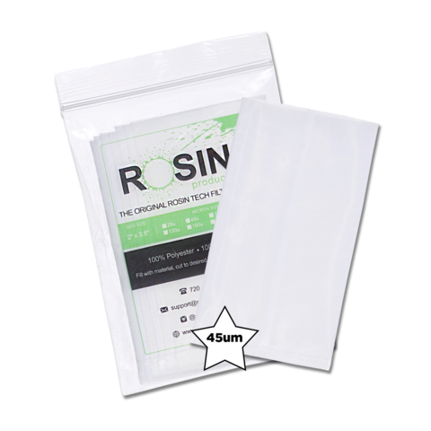 RosinTech 2" x 3.5" Rosin Filter Bags - All Micron Sizes (500 pack)