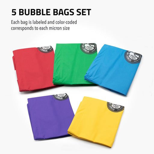 Gutenberg’s Dank Pressing Co. 5 Gallon Bubble Bags - 5 Bag Set