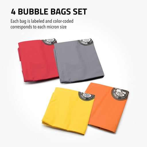 Gutenberg’s Dank Pressing Co. 5 Gallon Bubble Bags - 4 Bag Set