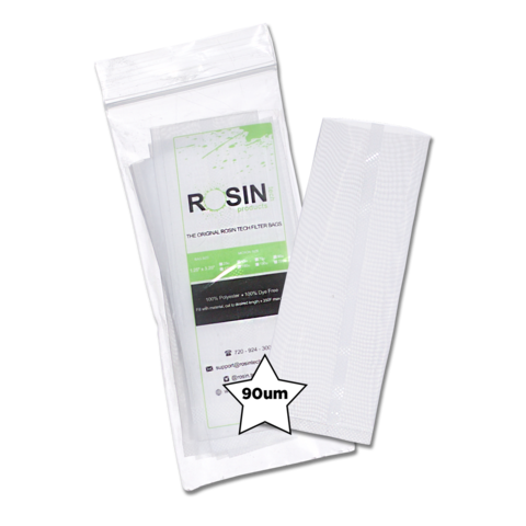 RosinTech 1.25" x 3.25" Rosin Filter Bags - All Micron Sizes (100 pack)