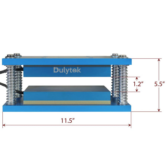 Dulytek Retrofit Rosin Heat Caged Plate Kit, 3 X 8 Inches, For 15 - 30 Ton Shop Presses
