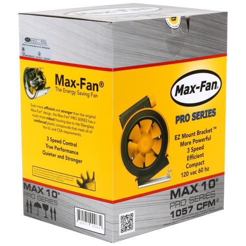 Can-Fan Max-Fan Pro Series 10" Inline Mixed Flow Fan