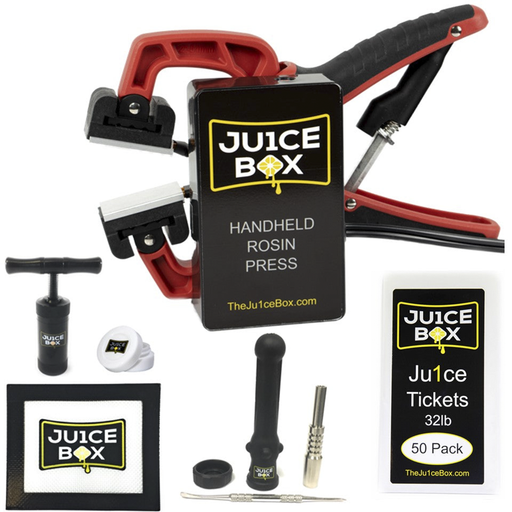 Ju1ceBox Handheld Manual Rosin Press Flower Kit
