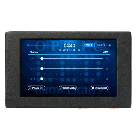 Optic LED Master Controller v2 - 7" Touchscreen - Dimmer Controls - Automated Sunrise and Sunset