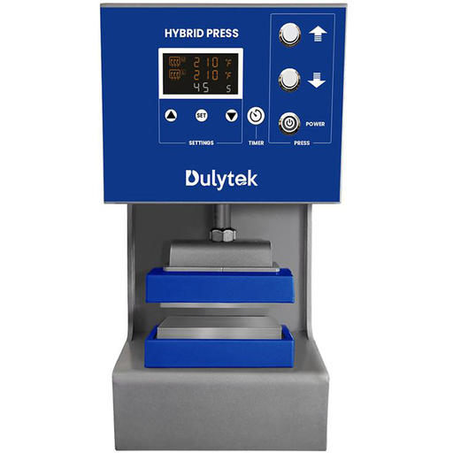 Dulytek DHP7 7-Ton Hydraulic Rosin Heat Press and Accessories Bundle 110V for North America