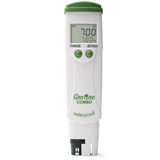 GroLine Hydroponic Waterproof Pocket pH/EC/TDS/Temperature Tester