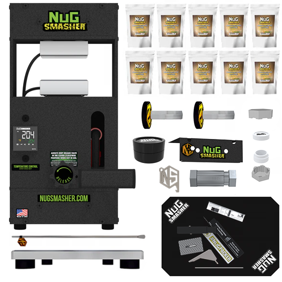 NugSmasher Original 12 Ton Rosin Press Starter Kit Plus